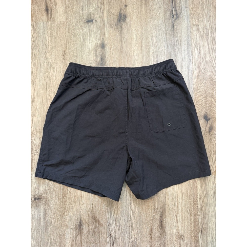 Bear Bottom Volley Shorts Mens Large Black 5.5 Elastic Waist Chino Casual Preppy